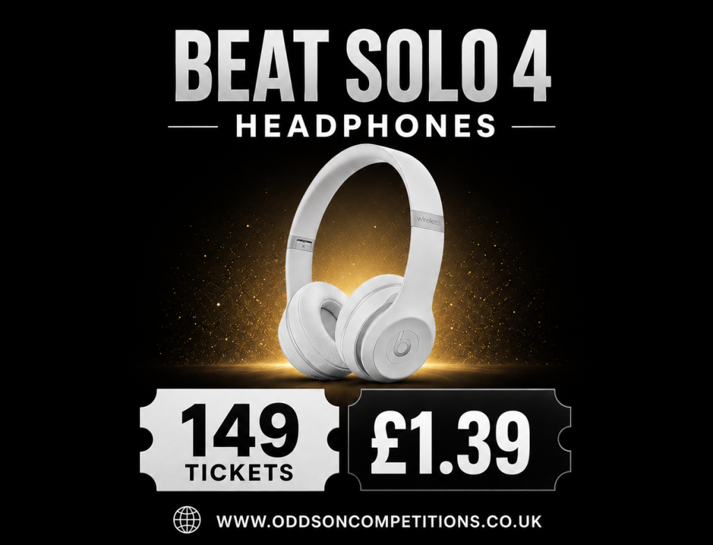 Win Beats Solo 4 Wireless Headphones - £1.39 - Only 149 Tickets