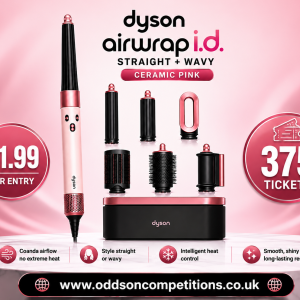 Dyson Airwrap i.d.™ Straight + Wavy Ceramic Pink Styling Bundle - £1.99