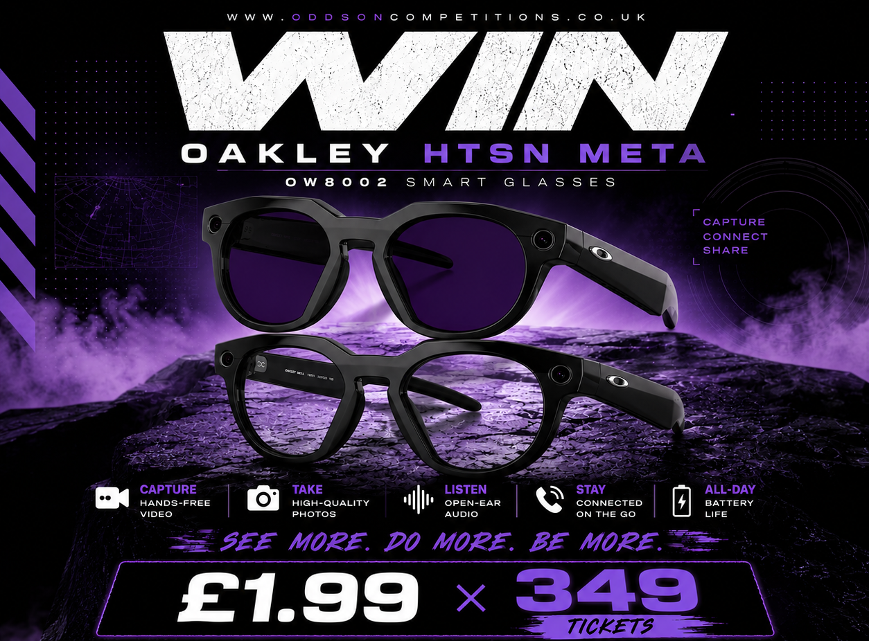 OAKLEY HTSN META SMART GLASSES – WIN THE FUTURE 👓🔥Only£1.99