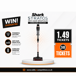 Shark Stratos Anti Hair Wrap Plus Cordless Vacuum – Only 249 Tickets! £1.49