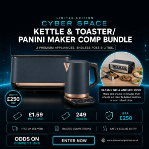 🔥Win The Limited Edition Ninja Cyber Space Set Toaster/Panini/Kettle - £250
