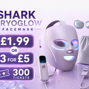 Shark CryoGlow LED Face Mask – Lilac Chill | £1.99 or 3 for £5.00 - Only 300 Tickets
